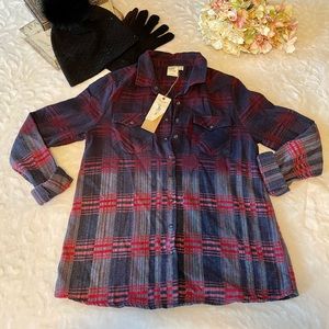 White Crow Flannel button down